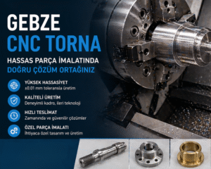 Gebze CNC Torna Hizmeti ile Hassas Parça İmalatında Doğru Çözüm Nasıl Seçilir?