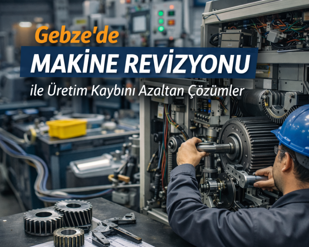 Read more about the article Gebze’de Makine Revizyonu ile Üretim Kaybını Azaltan Profesyonel Çözümler