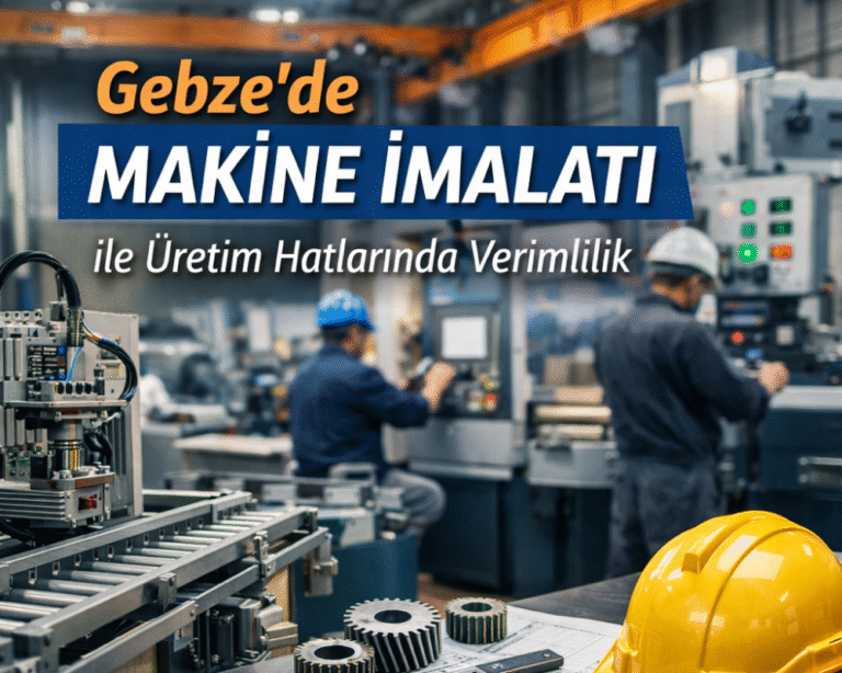 Read more about the article Gebze’de Makine İmalatı ile Üretim Hatlarında Verimlilik Nasıl Artar?