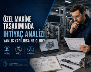 Özel Makine Tasarımında İhtiyaç Analizi Yanlış Yapılırsa Ne Olur?