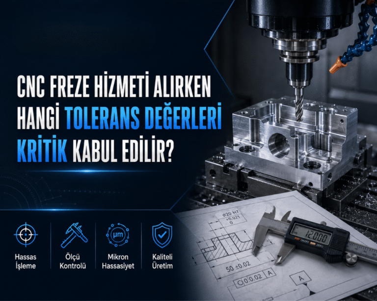 Read more about the article CNC Freze Hizmeti Alırken Hangi Tolerans Değerleri Kritik Kabul Edilir?