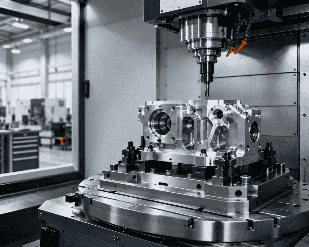 Read more about the article CNC İşleme Merkezinde Tek Bağlamada İşleme Neden Avantaj Sağlar?